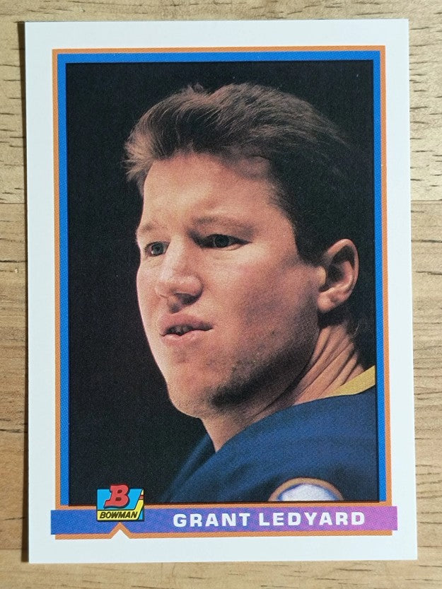 1991-92 Bowman #40 Grant Ledyard