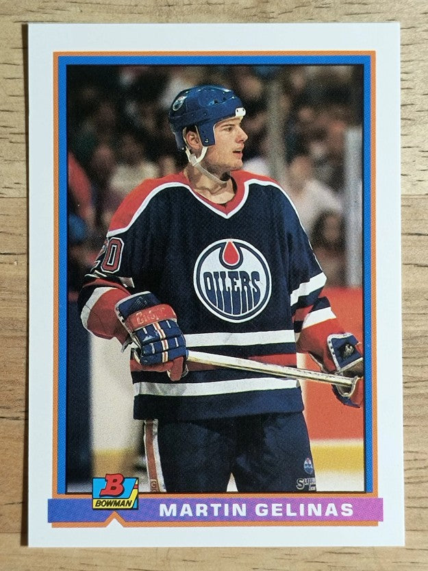 1991-92 Bowman #102 Martin Gelinas