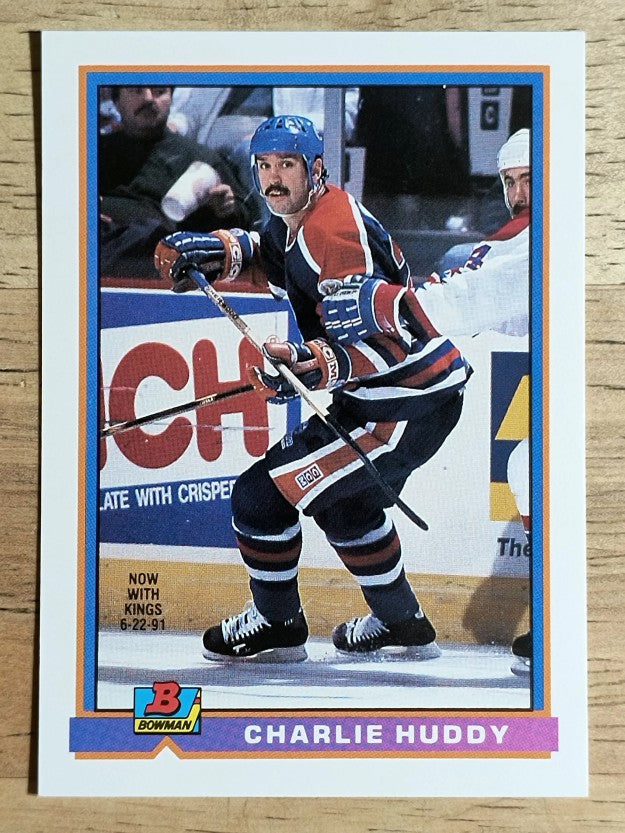 1991-92 Bowman #103 Charlie Huddy