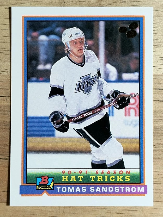 1991-92 Bowman #174 Tomas Sandstrom HT