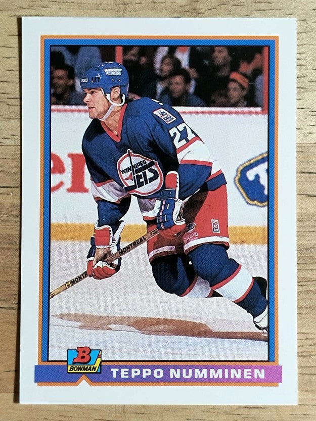 1991-92 Bowman #201 Teppo Numminen