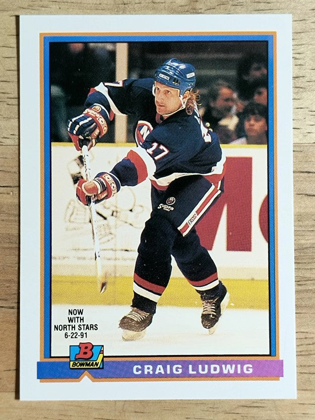1991-92 Bowman #221 Craig Ludwig