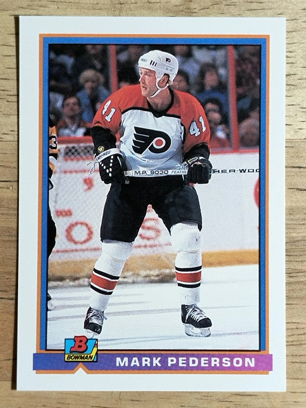 1991-92 Bowman #242 Mark Pederson
