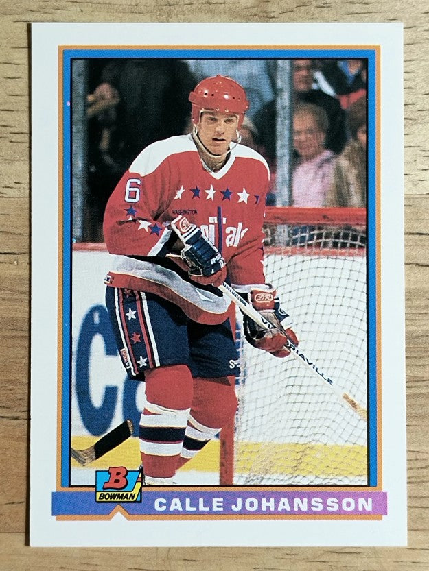 1991-92 Bowman #294 Calle Johansson