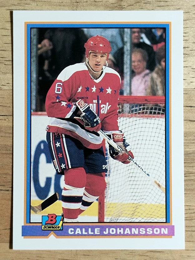 1991-92 Bowman #294 Calle Johansson