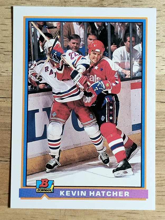 1991-92 Bowman #296 Kevin Hatcher