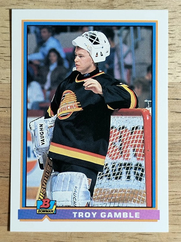 1991-92 Bowman #315 Troy Gamble