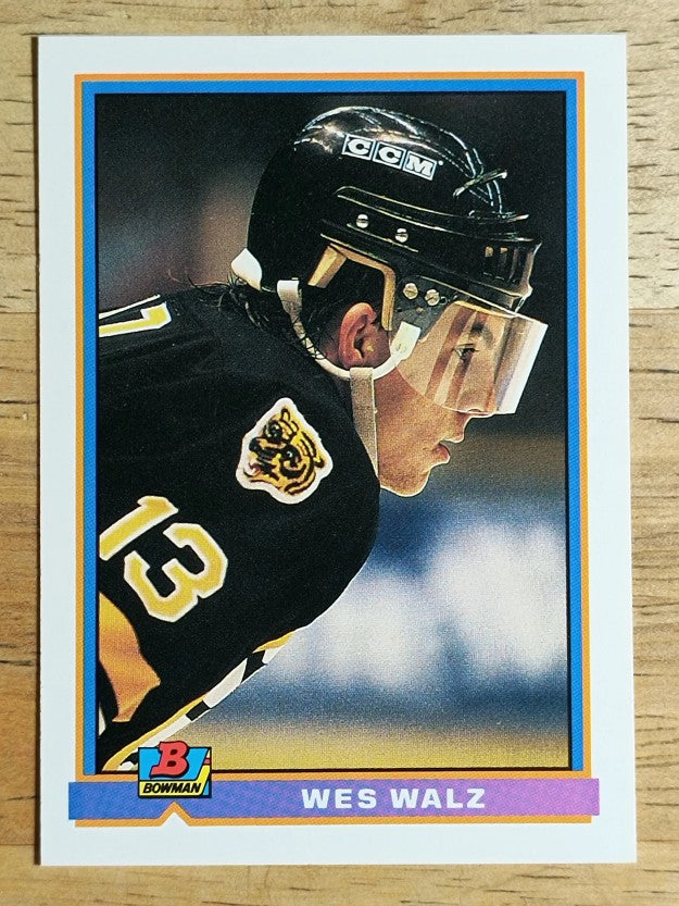 1991-92 Bowman #353 Wes Walz