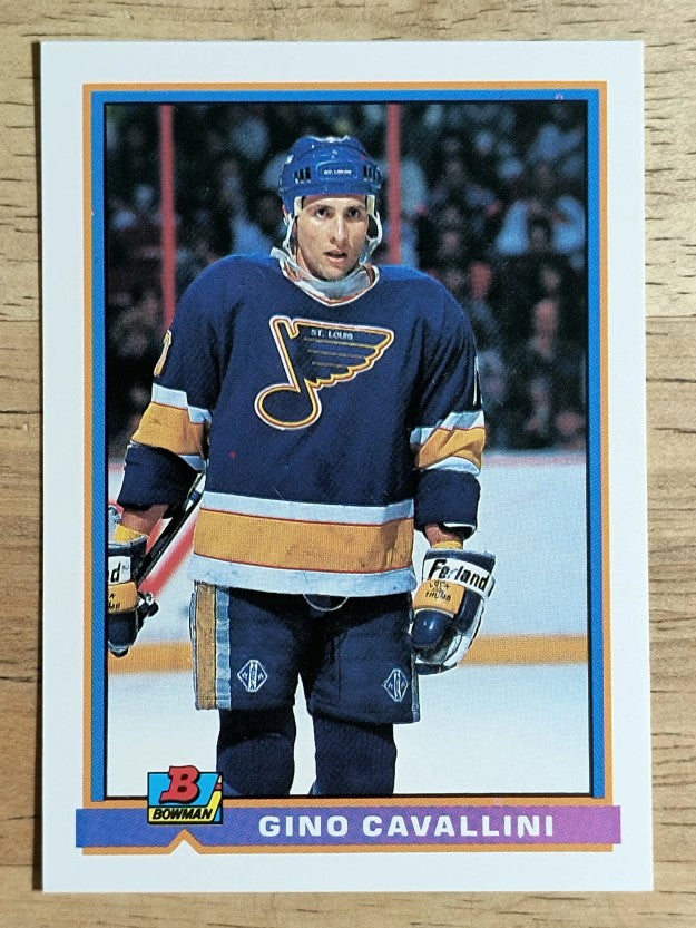 1991-92 Bowman #368 Gino Cavallini