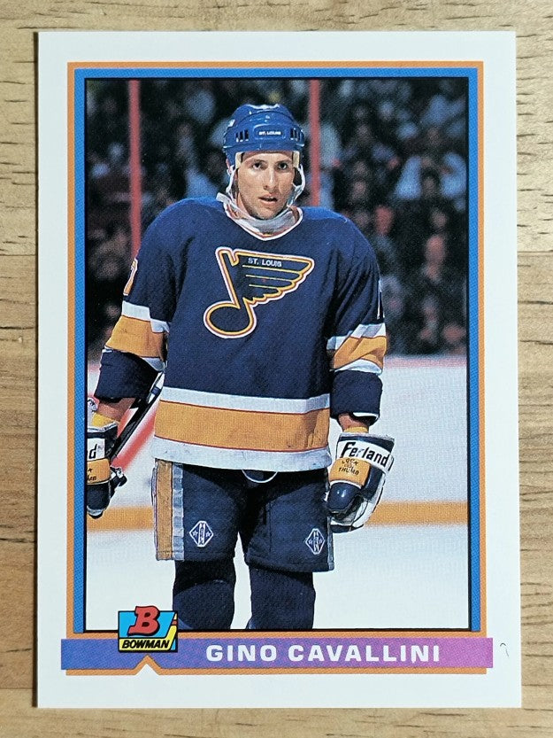 1991-92 Bowman #368 Gino Cavallini