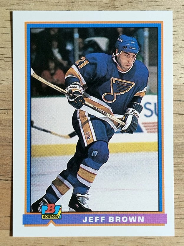 1991-92 Bowman #385 Jeff Brown
