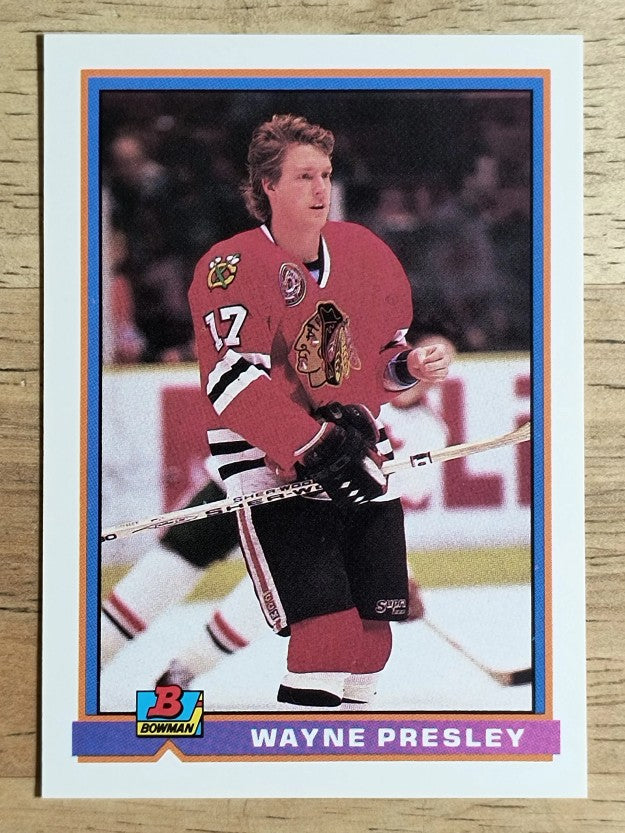 1991-92 Bowman #402 Wayne Presley