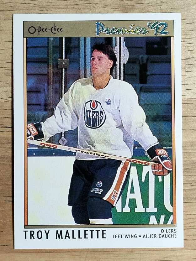 1991-92 OPC Premier #39 Troy Mallette