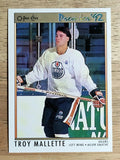 1991-92 OPC Premier #39 Troy Mallette