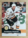1991-92 Pro Set #350 Stephane Quintal