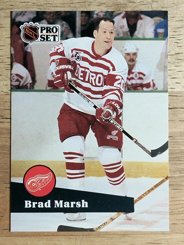 1991-92 Pro Set #378 Brad Marsh