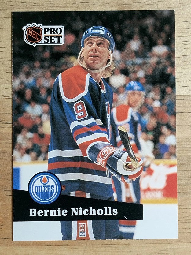 1991-92 Pro Set #386 Bernie Nicholls