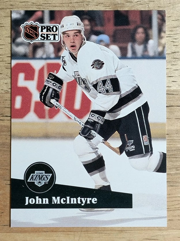 1991-92 Pro Set #401 John McIntyre