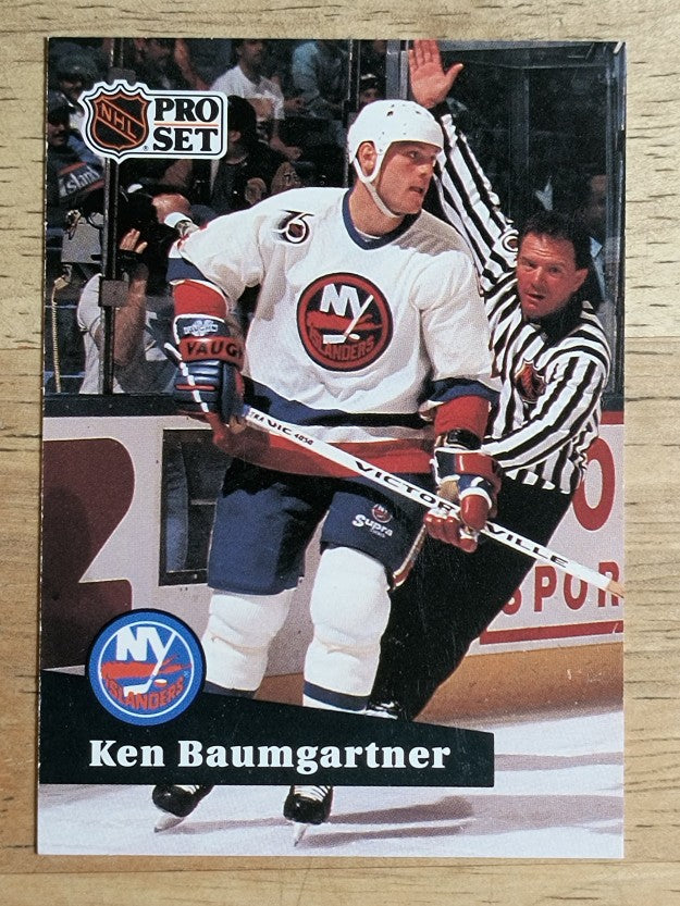 1991-92 Pro Set #432 Ken Baumgartner