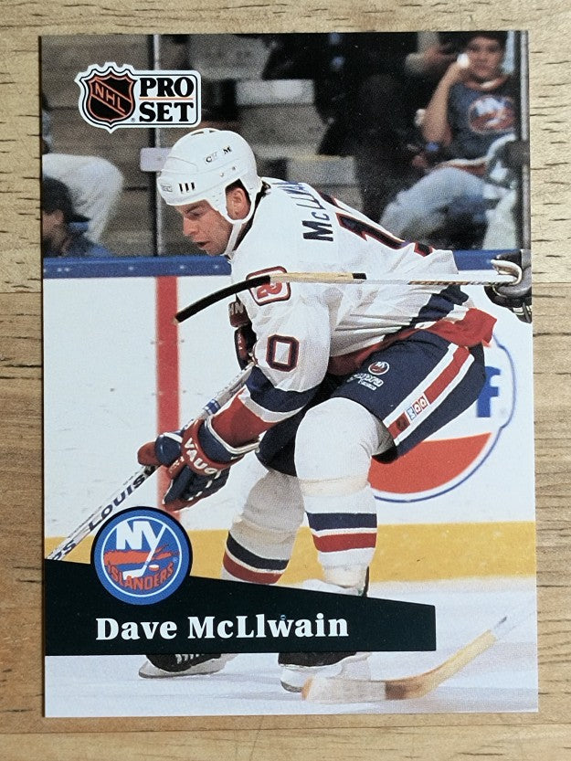1991-92 Pro Set #434 Dave McLlwain