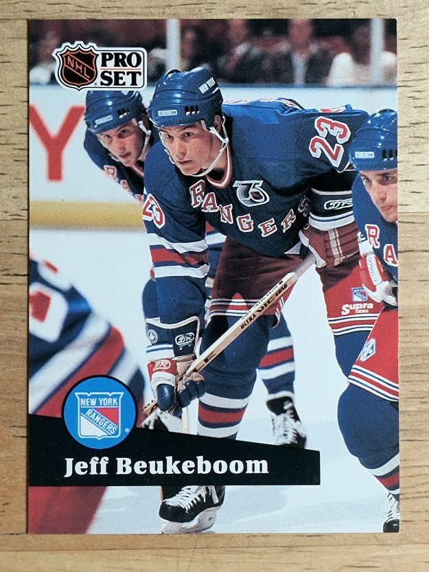 1991-92 Pro Set #444 Jeff Beukeboom