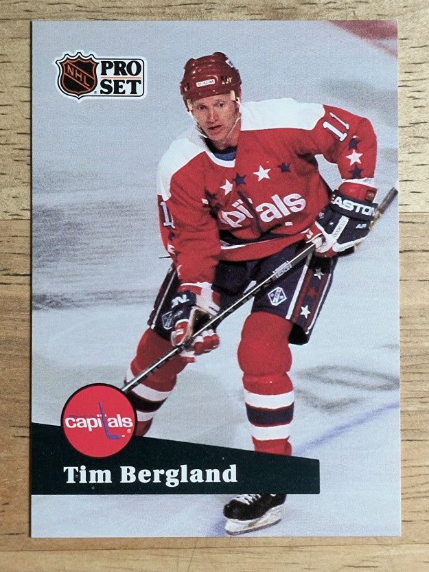 1991-92 Pro Set #507 Tim Bergland