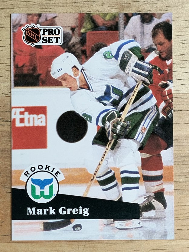 1991-92 Pro Set #537 Mark Greig