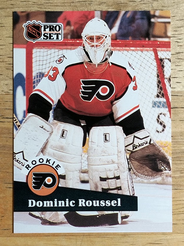 1991-92 Pro Set #552 Dominic Roussel RC