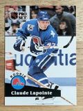 1991-92 Pro Set #556 Claude Lapointe RC