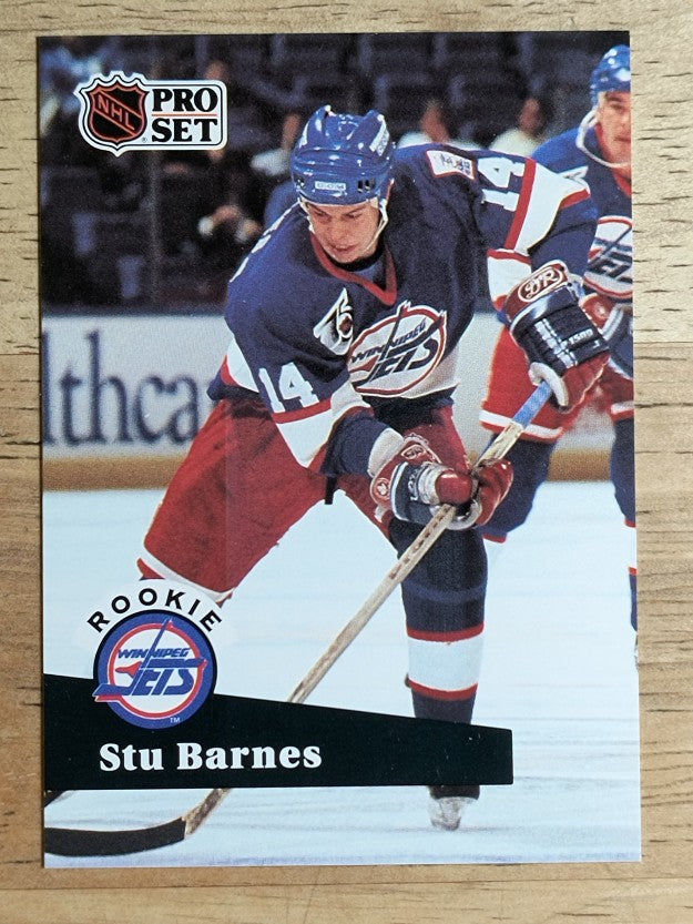 1991-92 Pro Set #566 Stu Barnes