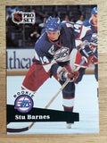 1991-92 Pro Set #566 Stu Barnes