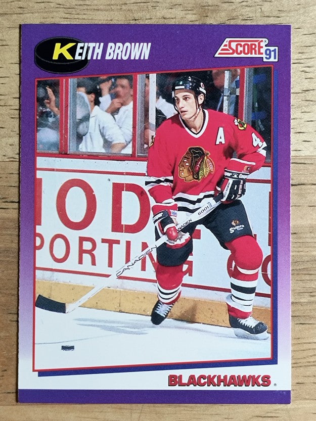 1991-92 Score American #76 Keith Brown