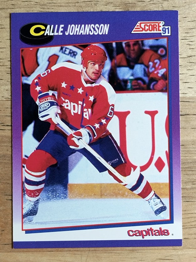 1991-92 Score American #155 Calle Johansson