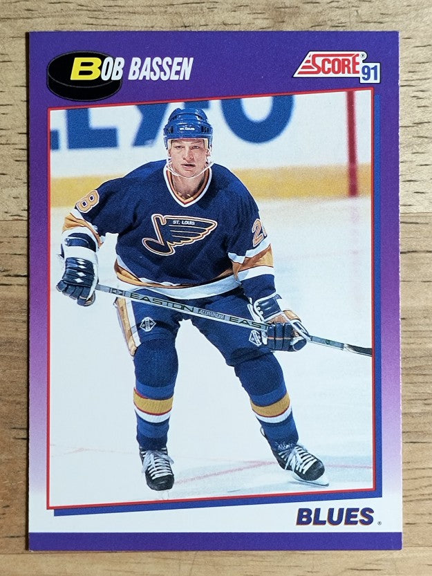 1991-92 Score American #179 Bob Bassen