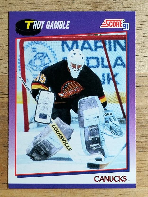 1991-92 Score American #282 Troy Gamble
