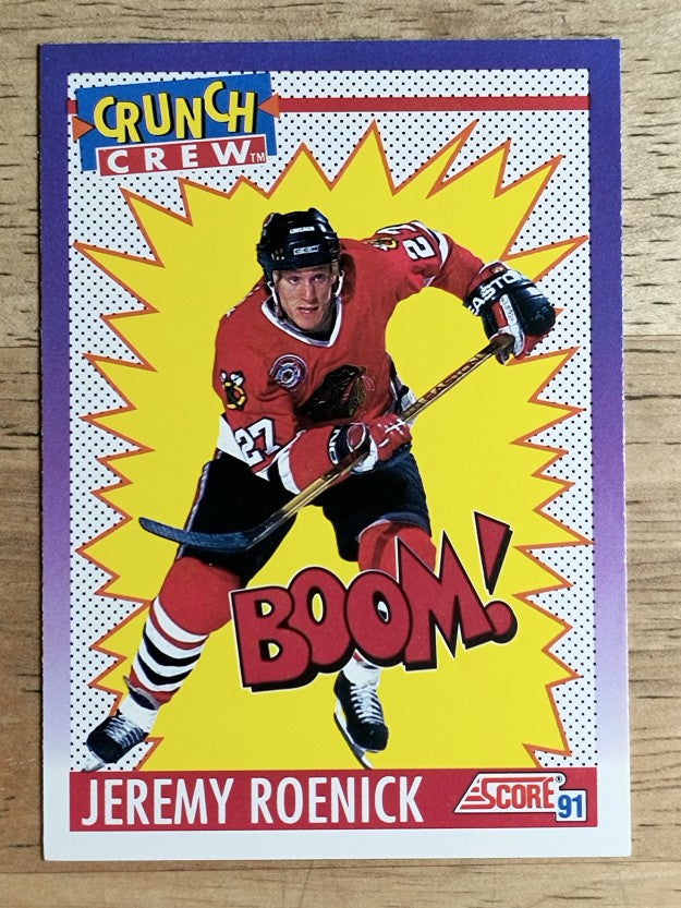 1991-92 Score American #305 Jeremy Roenick CC