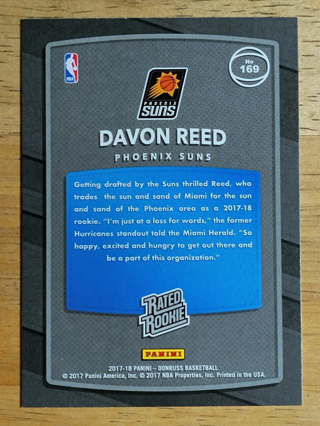 2017-18 Donruss #169 Davon Reed RR RC