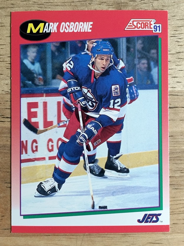 1991-92 Score Canadian English #39 Mark Osborne