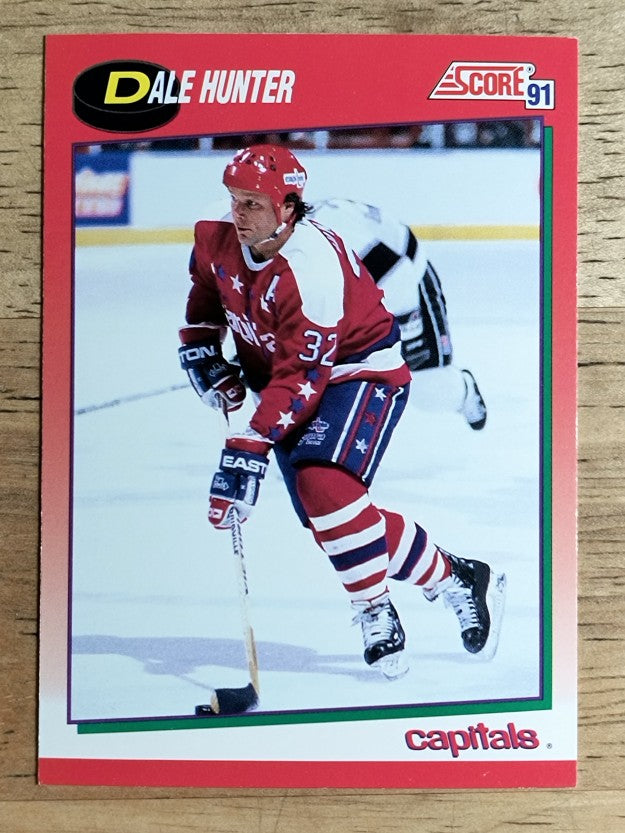 1991-92 Score Canadian English #56 Dale Hunter