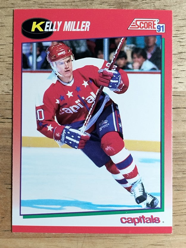 1991-92 Score Canadian English #81 Kelly Miller