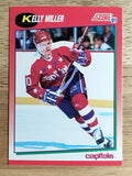 1991-92 Score Canadian English #81 Kelly Miller