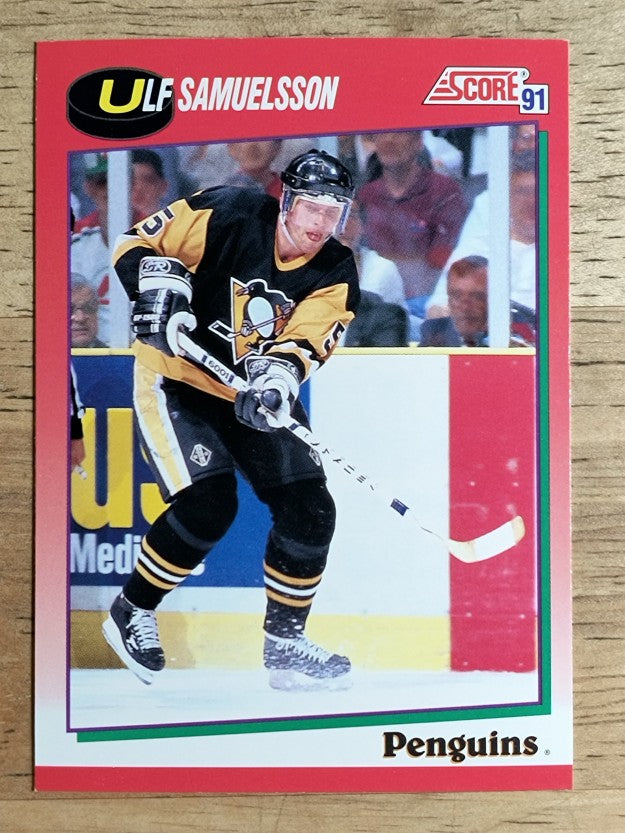 1991-92 Score Canadian English #82 Ulf Samuelsson