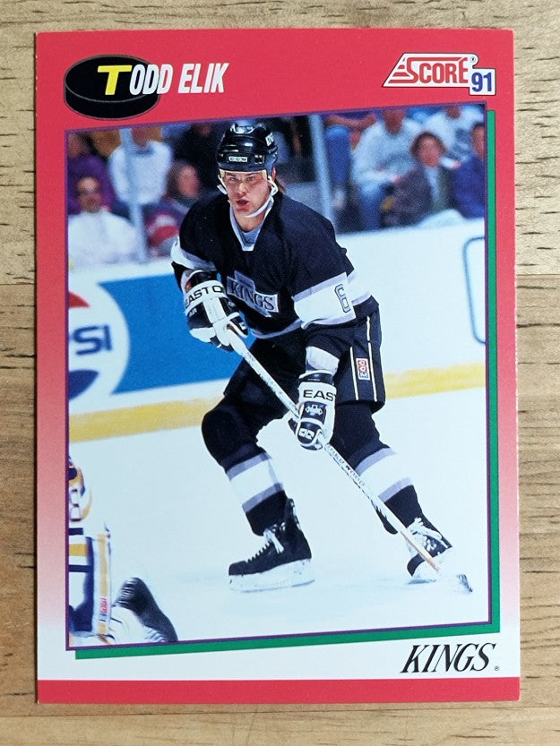 1991-92 Score Canadian English #83 Todd Elik