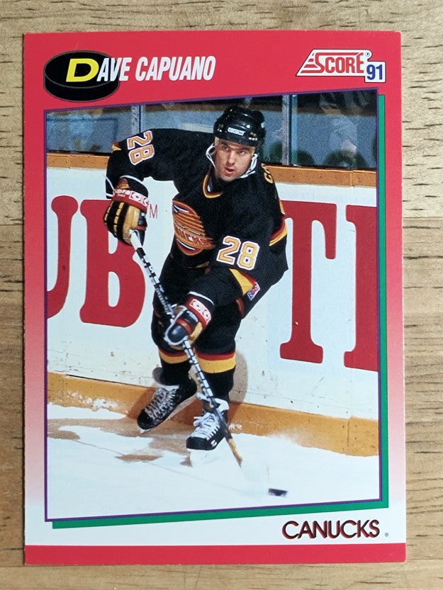 1991-92 Score Canadian English #86 Dave Capuano