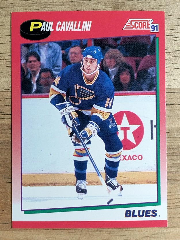 1991-92 Score Canadian English #107 Paul Cavallini