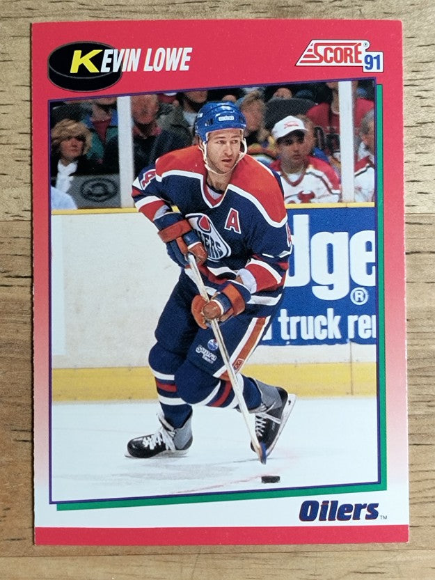 1991-92 Score Canadian English #109 Kevin Lowe