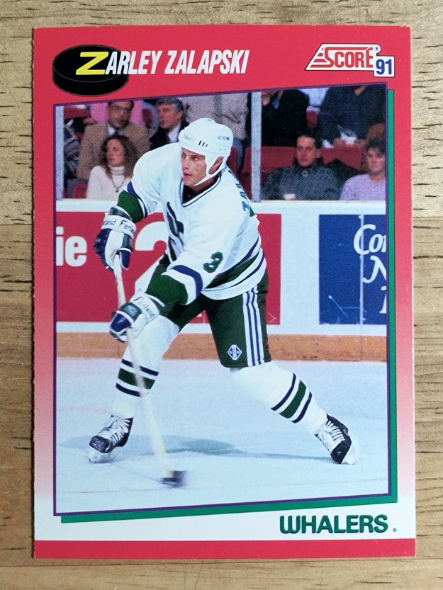 1991-92 Score Canadian English #111 Zarley Zalapski