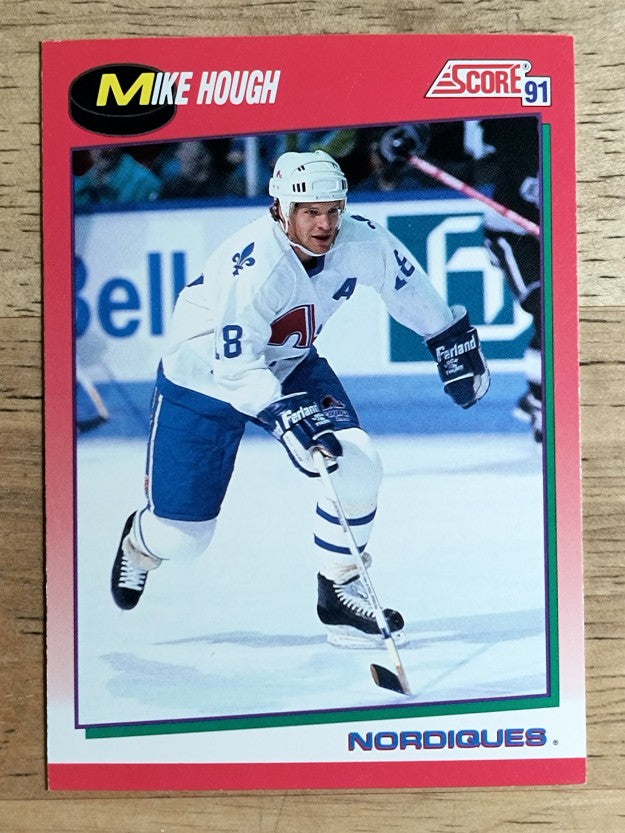 1991-92 Score Canadian English #112 Mike Hough