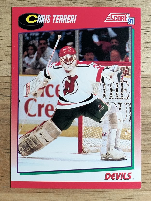 1991-92 Score Canadian English #151 Chris Terreri