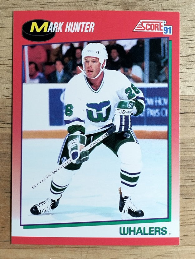 1991-92 Score Canadian English #156 Mark Hunter